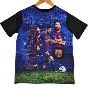 LIONEL MESSI FC BARCELONA GRAPHIC JERSEY – YOUTH MEDIUM – 2017 HKY SPORTSWEAR